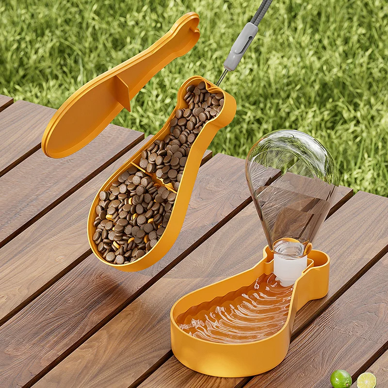 Portable Water Bottle With Food Container 5