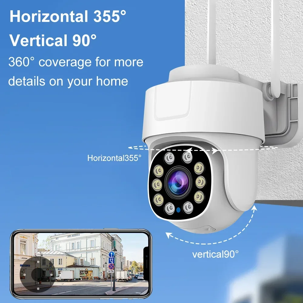Tuya Smart Life 5MP Outdoor Waterproof Home Security Auto Tracking AI Human Detection Camera WIFI Network Surveillance Camera 6