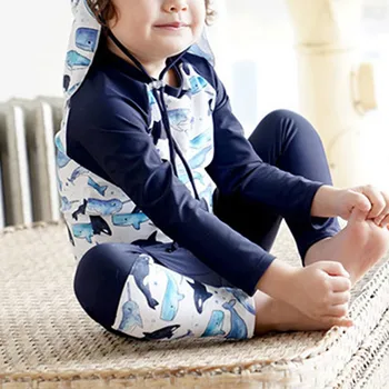 Toddler Boy Dinosaur Toddler Boys Swimsuit Kids Surf Bathing Suit Long Sleeve Swim Shirts Long Pants Two Swimsuit Girl Toddler 4