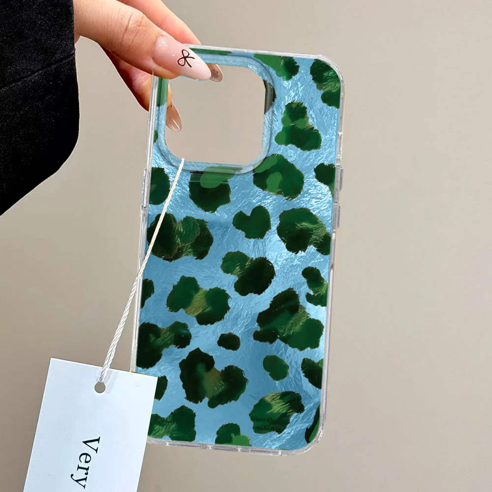  Rosa-blaue Paar-Leopardenmuster-Handyhülle für Samsung Galaxy S25 S24 S23 S22 S21 S20 FE Plus 26 Ultra TPU-Cover – Detail 3