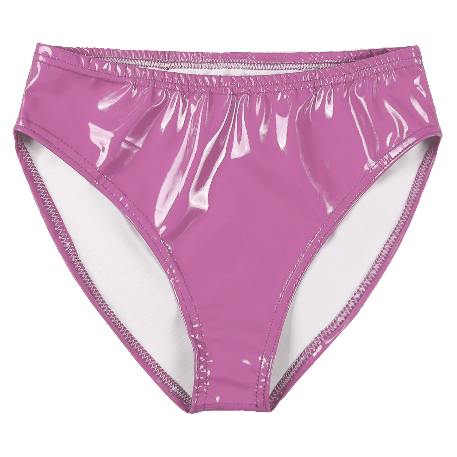 thumbnail image 1 of Calzoncillos de apariencia brillante para hombre, calzoncillos con cintura elástica, aspecto húmedo, ropa para discoteca de charol, baile en barra, disfraz Rave, 1 of 5