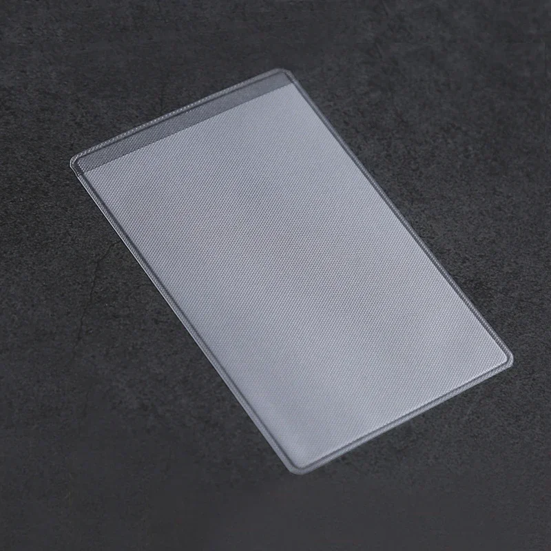 Card Holder 1/5/10pcs PVC Transparent Bus Business Case Bank Credit ID Card Holder Cover Identification Container