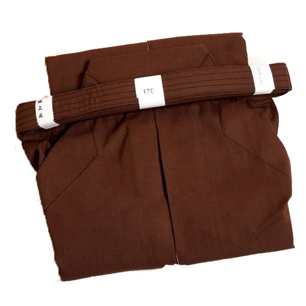 UNISEX High Quality COTTON CANVAS Kendo Hakama Martial Arts Trousers Hapkido Pants