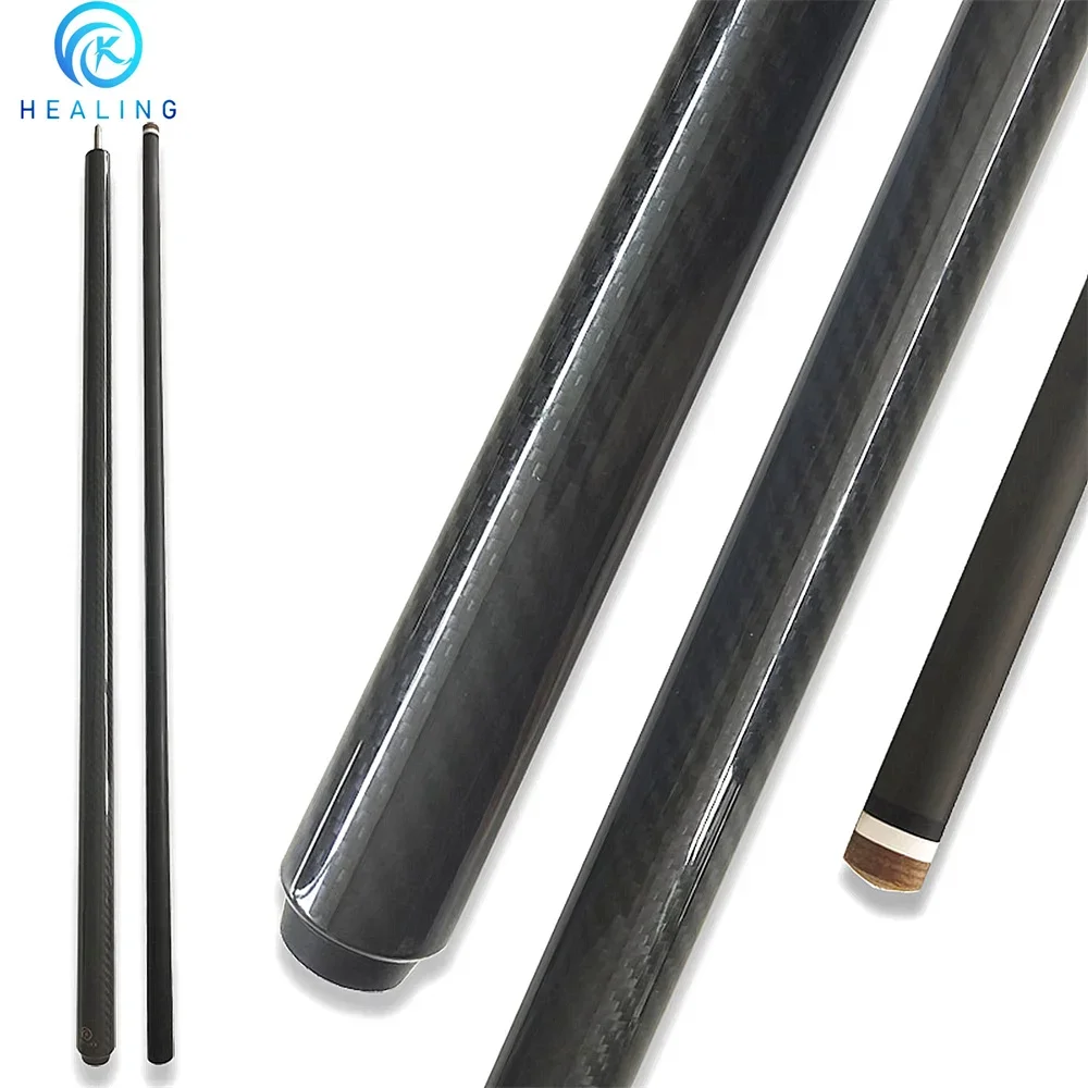 Billiard Shaft Billiard Cue Tip Customize Carbon Fiber Pool Cue Billiard Cue Sticks Tip from 9.5mm/12.4mm/13.9mm Length Weight from 18oz 19oz 20oz 21oz