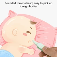 J15U Silicone Baby Nasal Aspirator Safe Baby Nose Cleaner Easy-Squeeze Nose