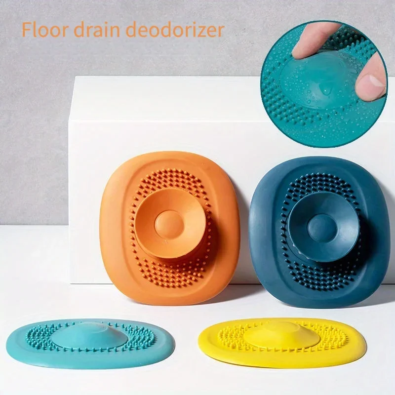 Kitchen sink press square floor drain Drain anti-odor deodorizer cover sealed