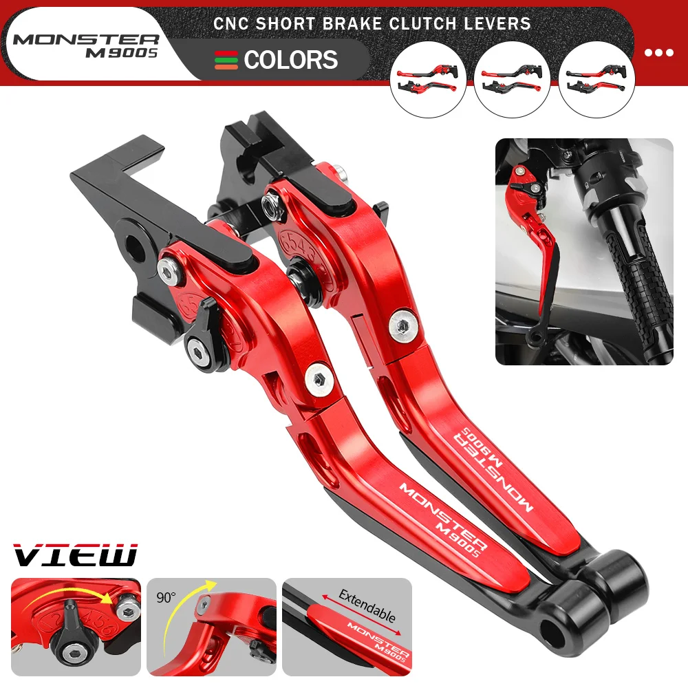 

For DUCATI M900 MonsterS 2001-2002 Motorcycle Handlebar Handle Levers Adjustable Brake Clutch Lever M900 Monster S Accessories