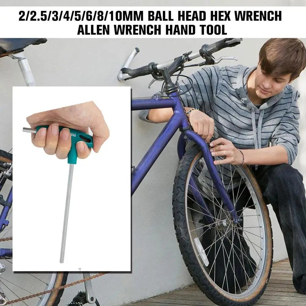 T-förmiger Sechs kant schlüssel Schrauben dreher Handwerkzeug schlüssel Schraubens chl üssel Sechs kant größe 2mm/2,5mm/3mm / 4mm / 5mm / 6mm / 8mm / 10mm – Detail 15