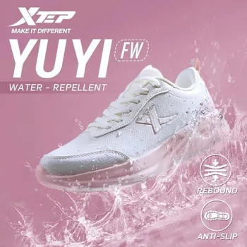Xtep Running Shoe for Women Support Yu Yi Fw Cushioning Shock WaterProof Stability Durability Breathable Sneakers 875418110055 1