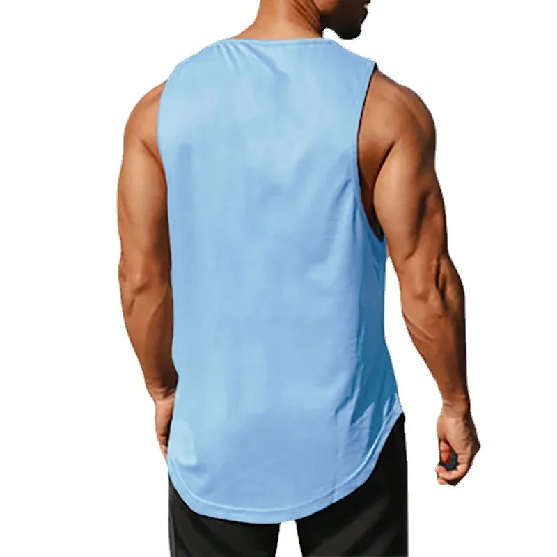Description Picture 5 of itemSummer New Brand Men's Quick-drying Mesh Gym Sports Fashion Breathable Workout Printed Vest 6 Colors