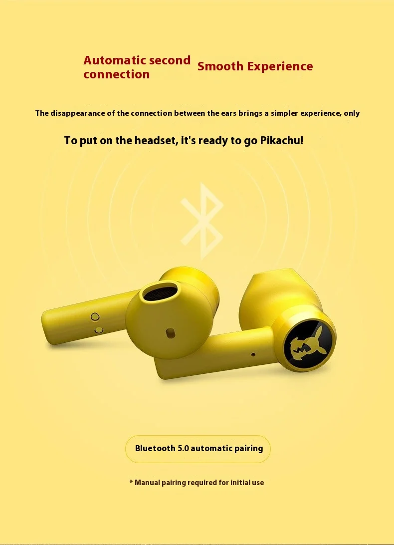 Pokemon Pikachu Razer Headphones Limited Edition Bluetooth
