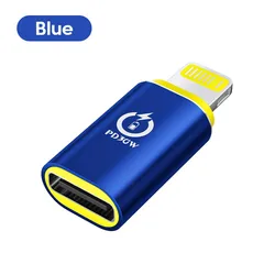 Enhanced USB - C to Lightning Fast Charging Adapter (Blue)