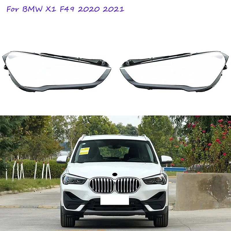 

Car Parts Front Headlight Cover Headlamp Lampshade Lampcover Head Lamp Light Covers Glass Lens Shell For BMW X1 F49 2020 2021