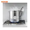 VEVOR Stainless Steel Kettle 5 GALLON Brewing Pot Tri Ply Bottom for Beer Brew Kettle Pot Home Brewing Supplies Includes Lid 1