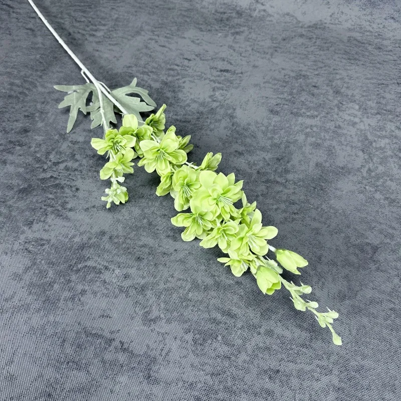 Elegant Delphinium Silk Flower Branch for Home and Event Decoration