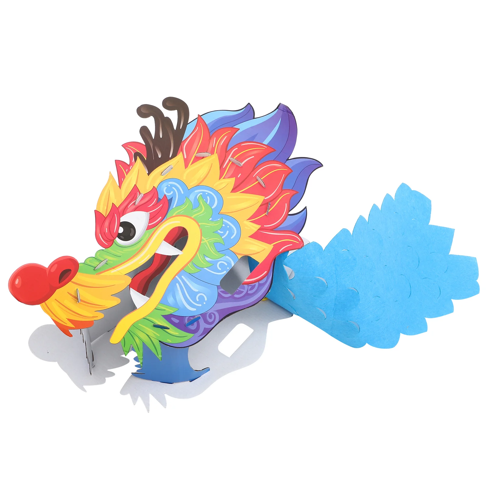 

Dragon Head Decoration Wearable for DIY Making Flower Garland Paper Kids Bathroom Decorations Children Clothing