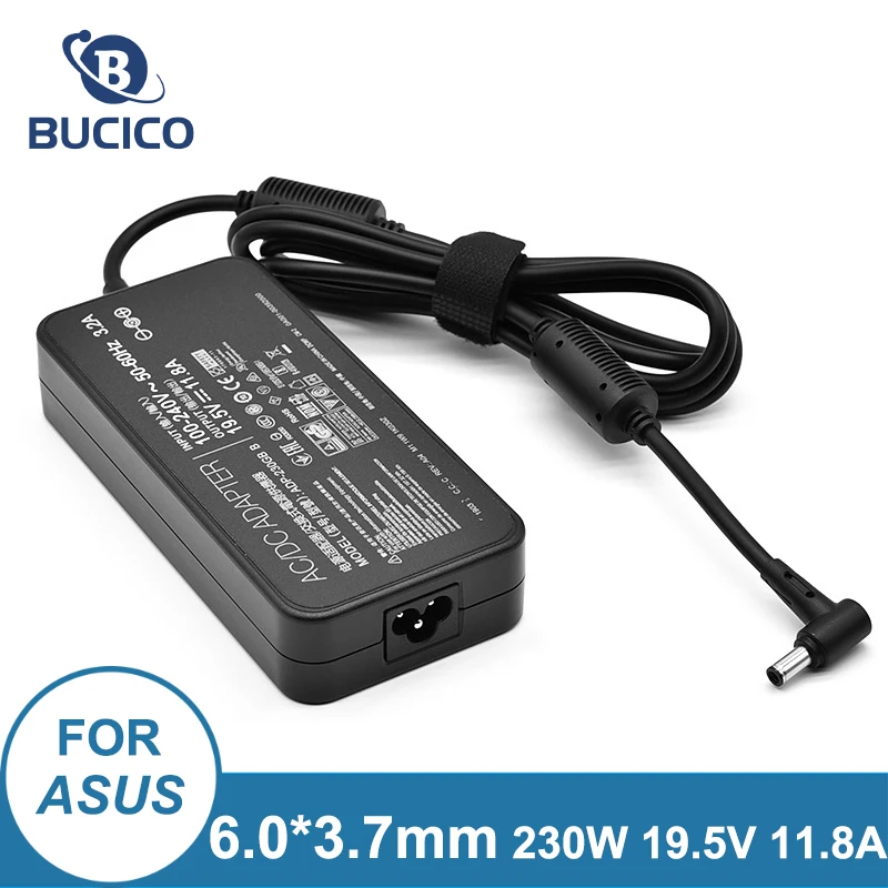 

Зарядное устройство для игрового ноутбука 19,5 в 230 а 6,0 Вт 3,7 x мм, адаптер питания переменного тока для Asus UX581 UX581LV G512LU GU502L G512LV G532LW