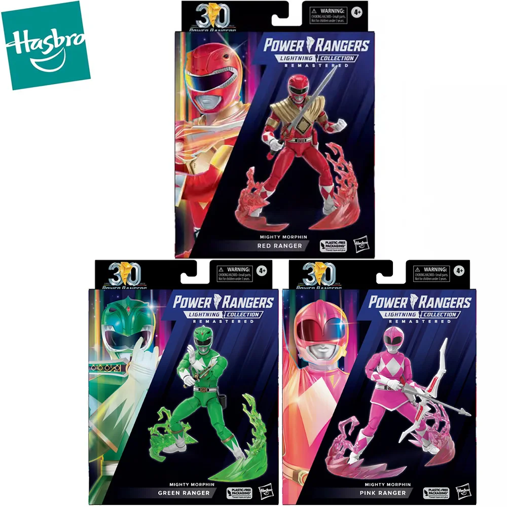 Hasbro-figuras-de-acci-n-de-Power-Ranger-30-juguetes-coleccionables ...
