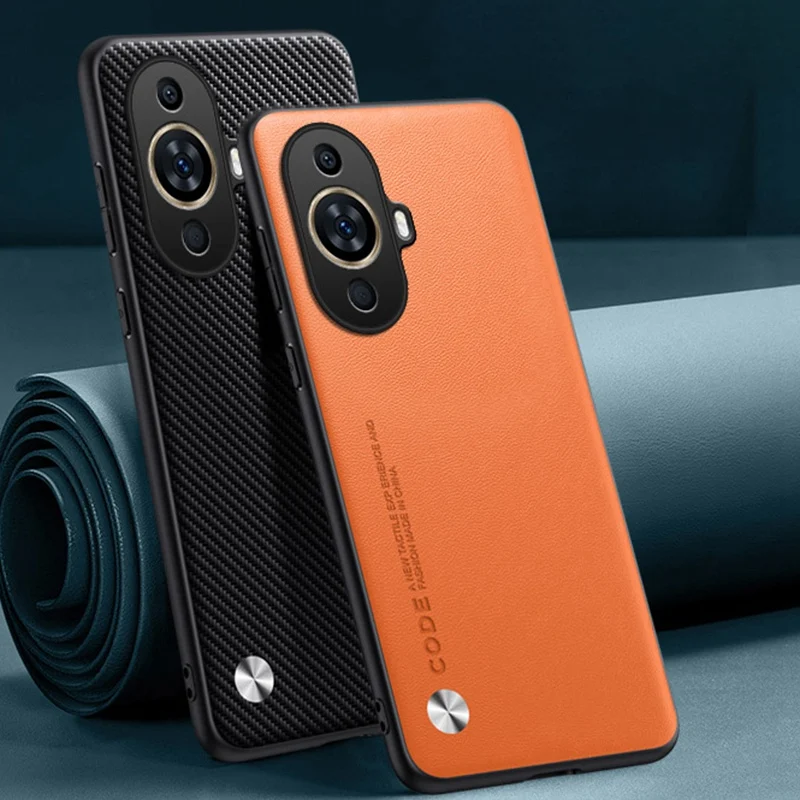 Luxury PU Leather Phone Case with Silicone Protection - Premium Coque Cover