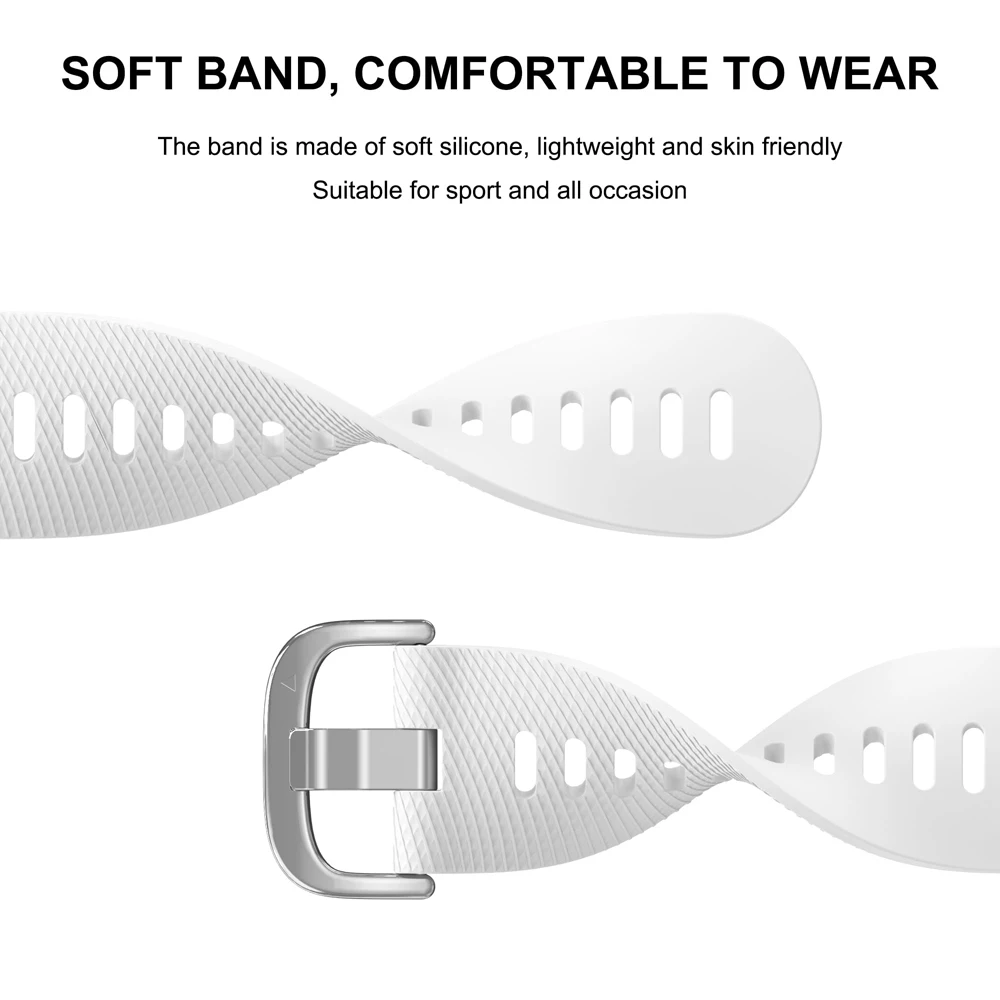 Premium Silicone Soft Watch Band – Elegant and Versatile 22mm Strap