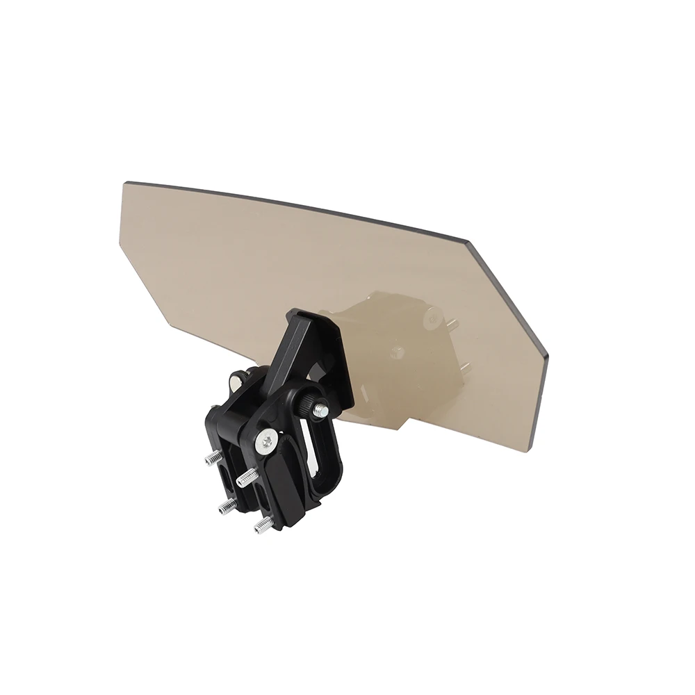 Parabrisas de motocicleta con flujo de aire ajustable, deflector de viento de extensión, color negro, universal, para BMW, Honda, Yamaha, Suzuki, Ducati