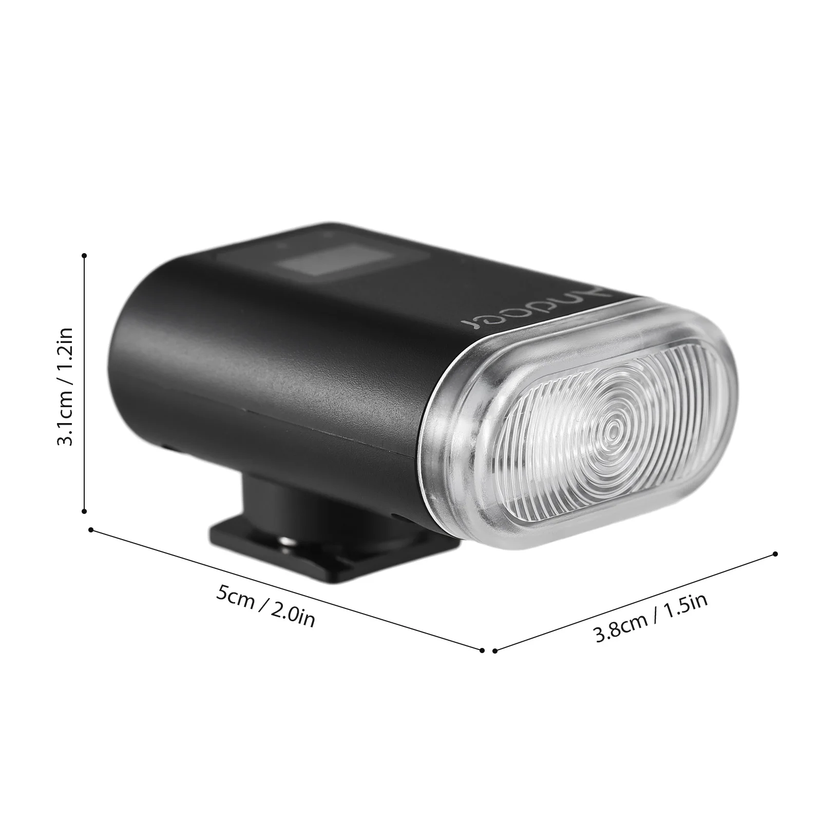 On Camera Flash Camera Flash Andoer S10 Mini GN10 5600K Speedlite1-5s Recycle Battery Fujifilm Olympus Canon Nikon