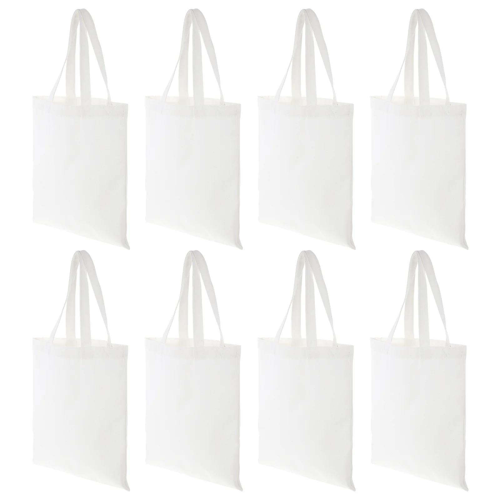 

Shopping Pouch Large Capacity Bag Grocery Household Storage Canvas Sublimation Supermarket Simple Blank Tote Collapsible