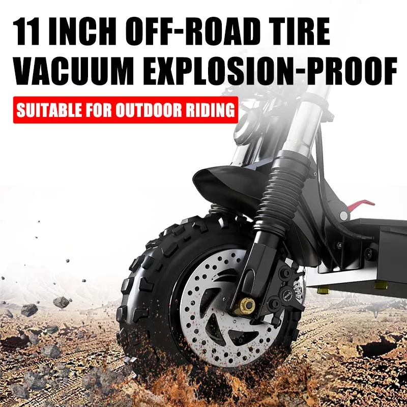 11'' Off-road Electric Scooter AJOOSOS X60 X500 X750 X700 Electric Scooters 100KM Range 85KM/H Max Speed Hydraulic Shock Absorbe