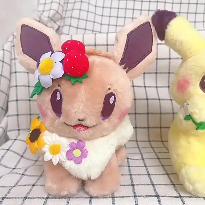 Easter Spring Festival Pikachu Peluche Eevee Plush Doll Pokemon