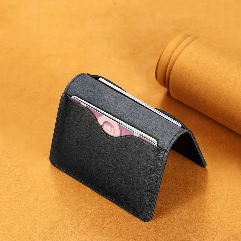 Wallet Card Holder Card Holder Credit Card Holder Card Wallet 2025 Real Leather Slim ID Credit Card Holder Men and Women Minimalism Cowhide ins Mini Ultrathin Cards Cases wallet