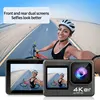 4K Ultra HD Action Camera WiFi 170D Touch Screen 30m Go Waterproof Professional Helmet Video Recording Camera Remote Control 3