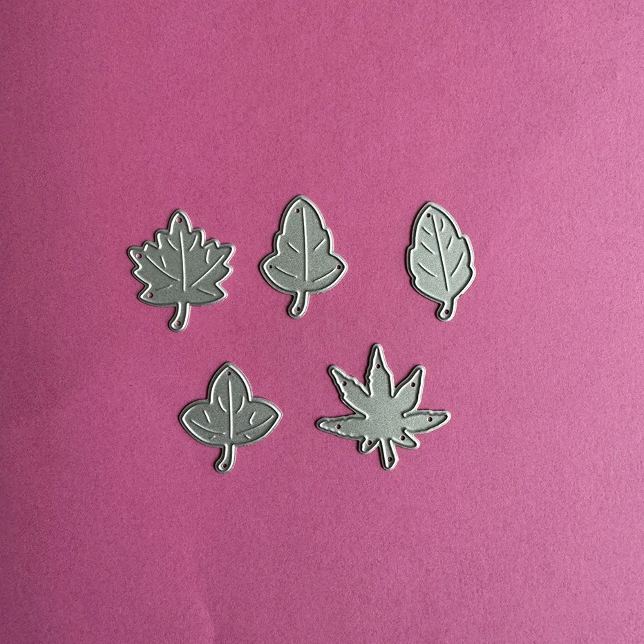 

Leaves of different shapes Scrapbooking Cutting Dies Yiwu stock clearance DIY Paper gift Card Making metal craft Album