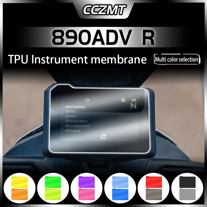 For KTM 890 ADV R 890 Adventure R 2023 Accessories Dashboard Screen Protector Instrument Scratch Protection Film cfmoto motorcycle retrofit nk250 400 650nk code meter instrument screen protector high definition protective film