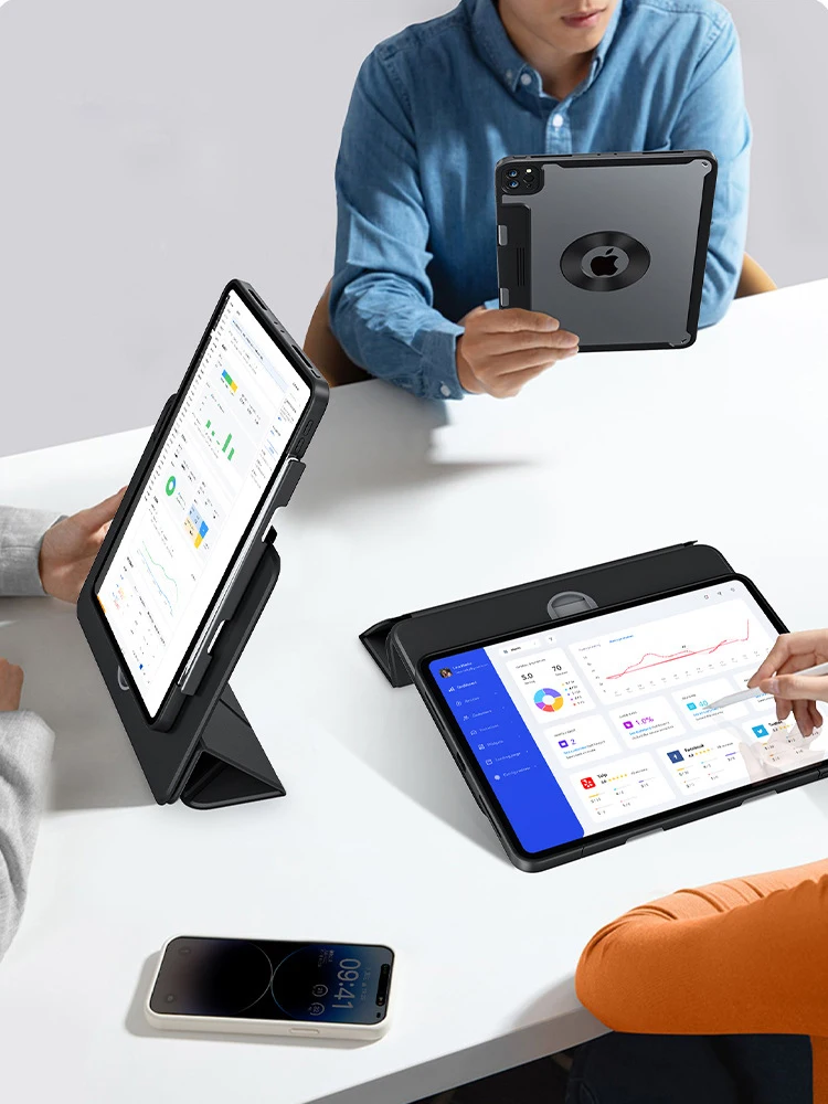 Rotativo para Ipad Pro Gaveta Stand 360 ° Ipad Air 10.9 10th Ipad 10.2 9th Geração Funda 2023 2023 2023 Case - Imagem 6