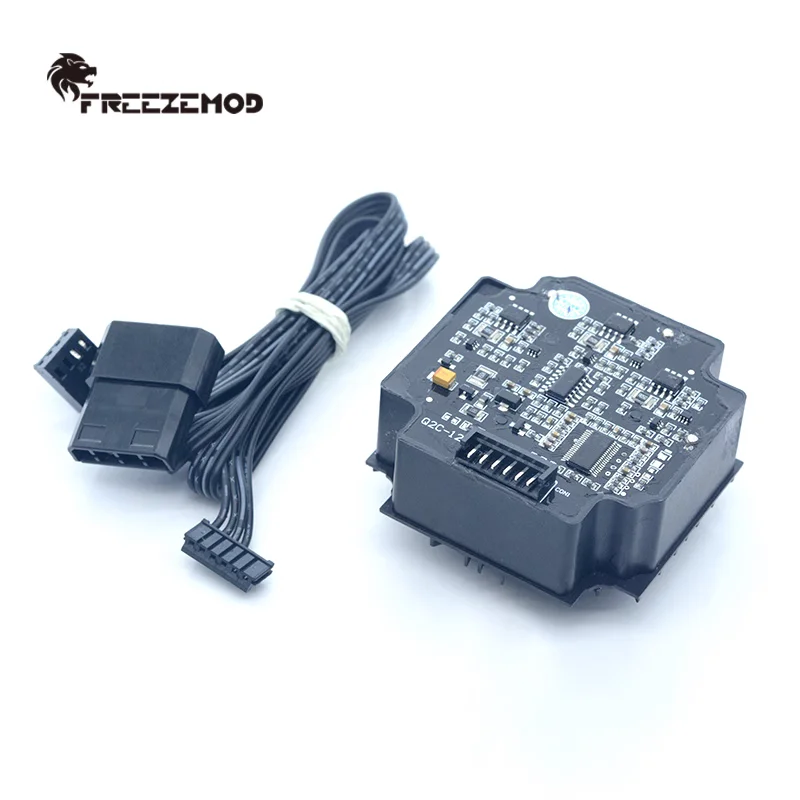 Zemod-mini Bomba de Eixo Cerâmico Super Silencioso Computador Refrigeração a Água Bomba Pwm Suporte Manual de Controle de Velocidade Pu-fxddc18w - Imagem 3