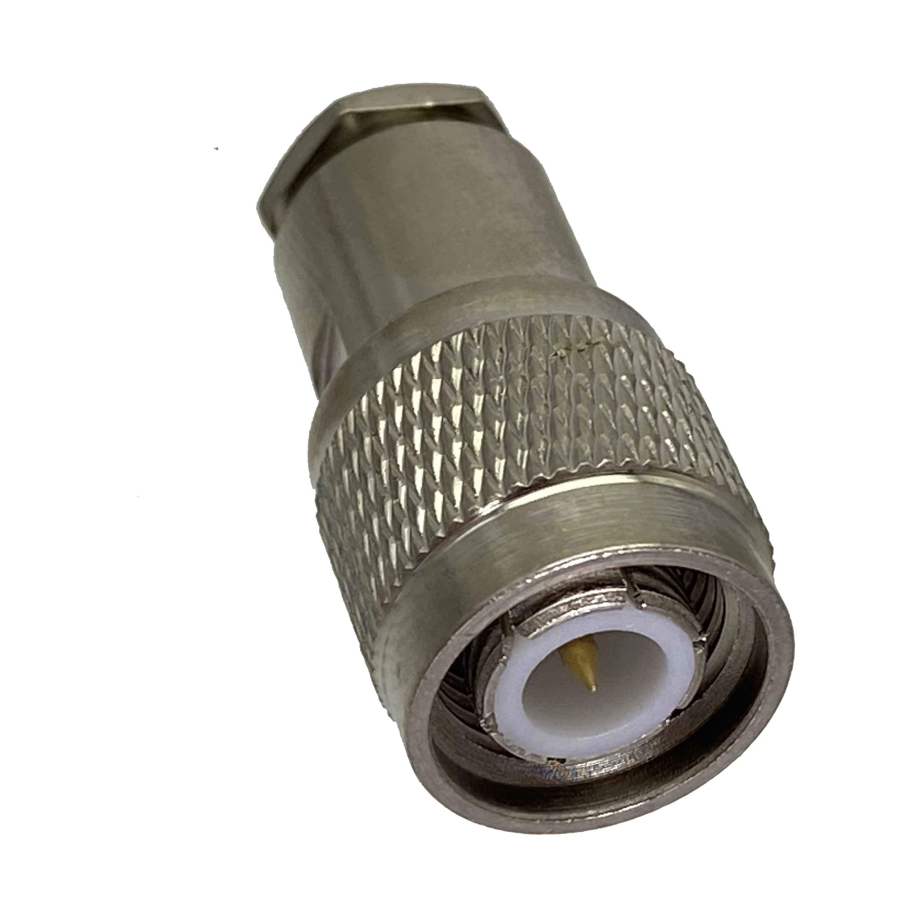 10 pces conector tnc macho plugue bracadeira 01
