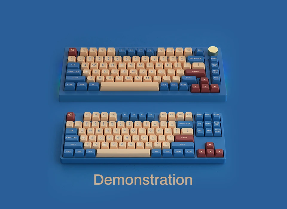 akko palace keycap conjunto pbt osa perfil teclado mecânico keycaps compatível com layouts principais