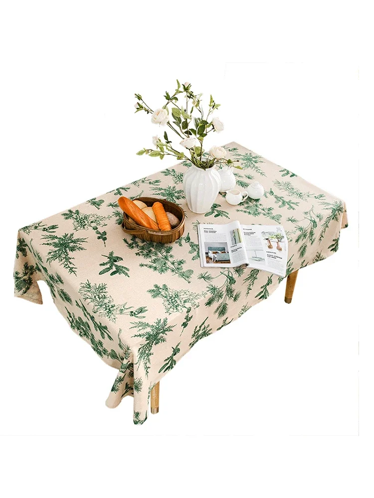

dining table decoration accessories Obrus, kwiat i ptak bawełniany lniany obrus, stolik do herbaty szmatka
