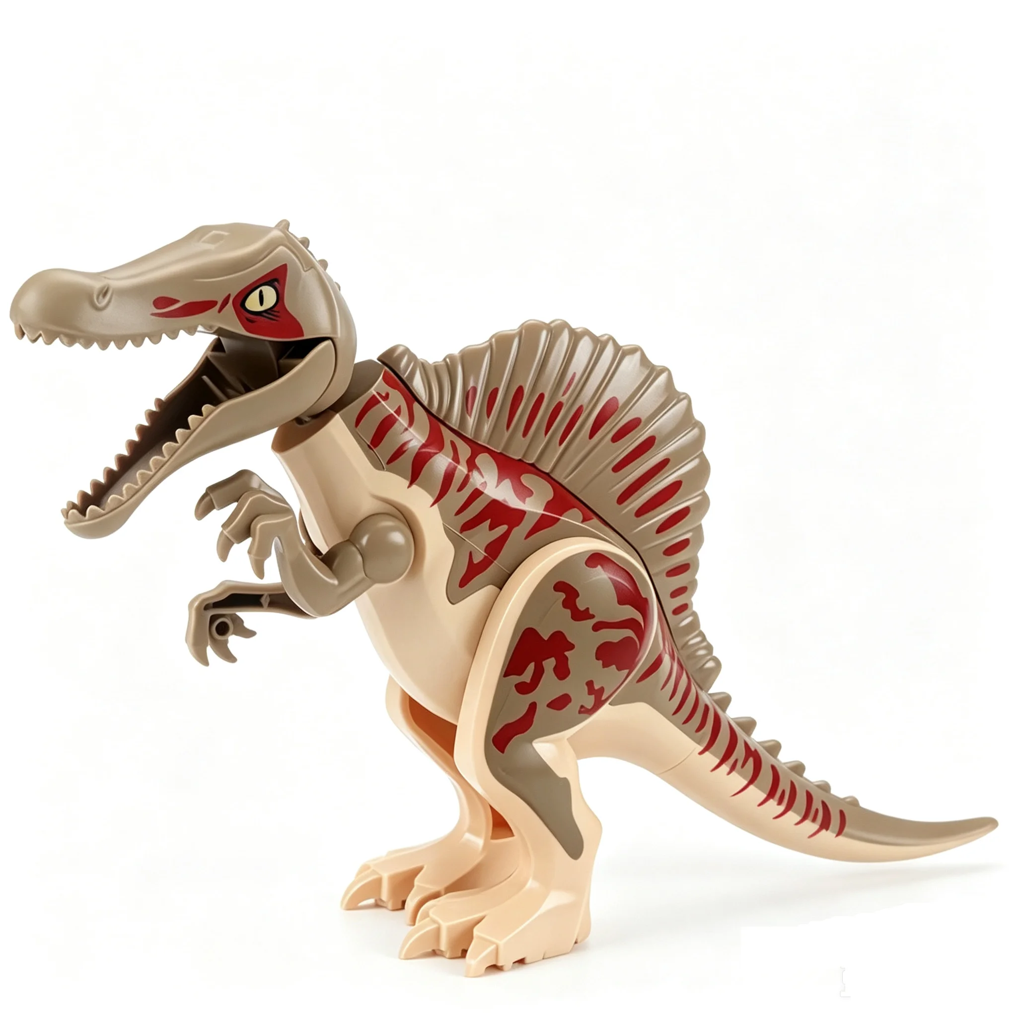 Chinesischer DIY Jurassic Dinosaurier Spinosaurus Quetzalcoatlus Luftmission Baukasten Lernspielzeug für Kinder Geschenke