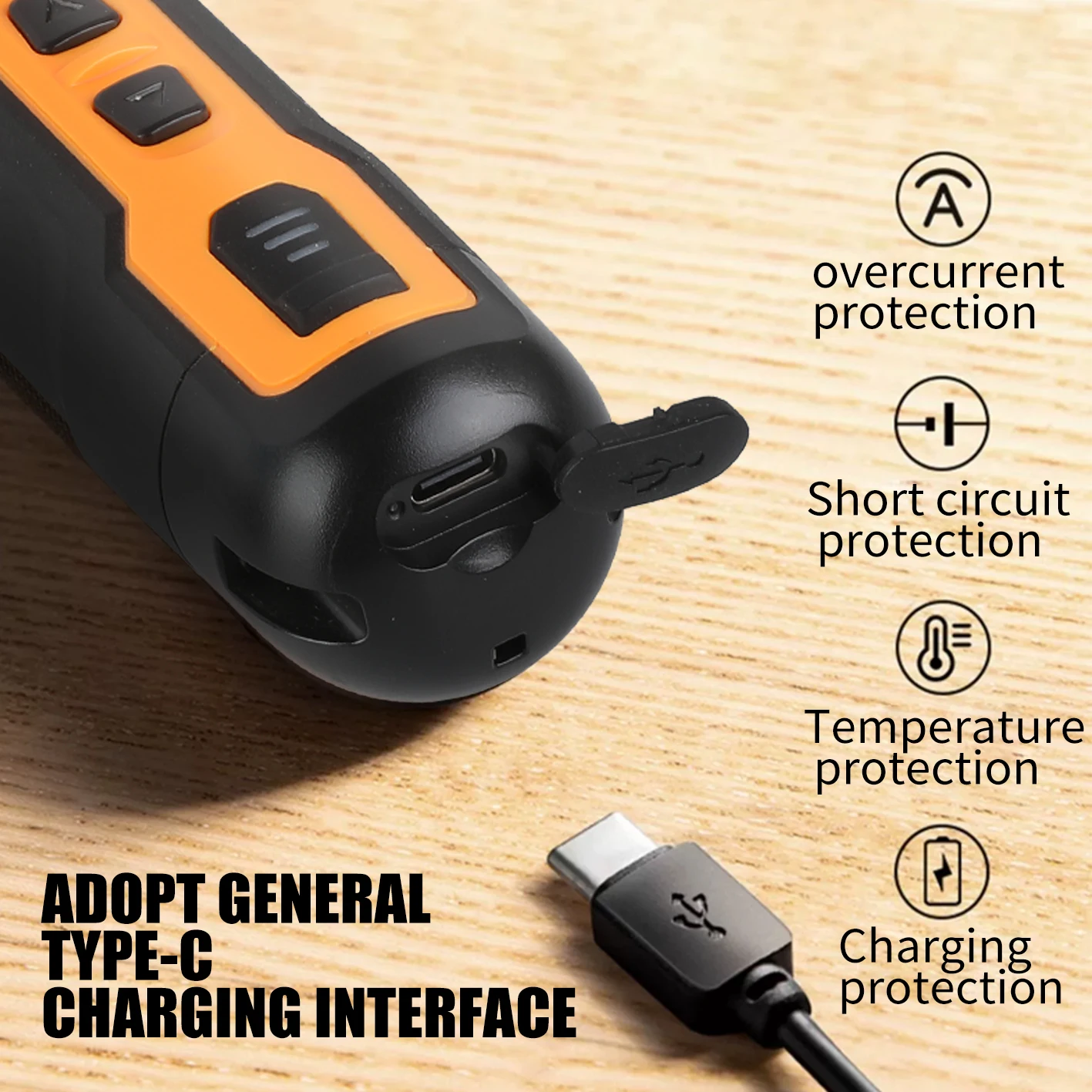 LYUWO Mini Wireless Electric Screwdriver, Rechargeable 1300mah Power Drill Bit, Multifunctional Disassembly Torque Repair Tool 5
