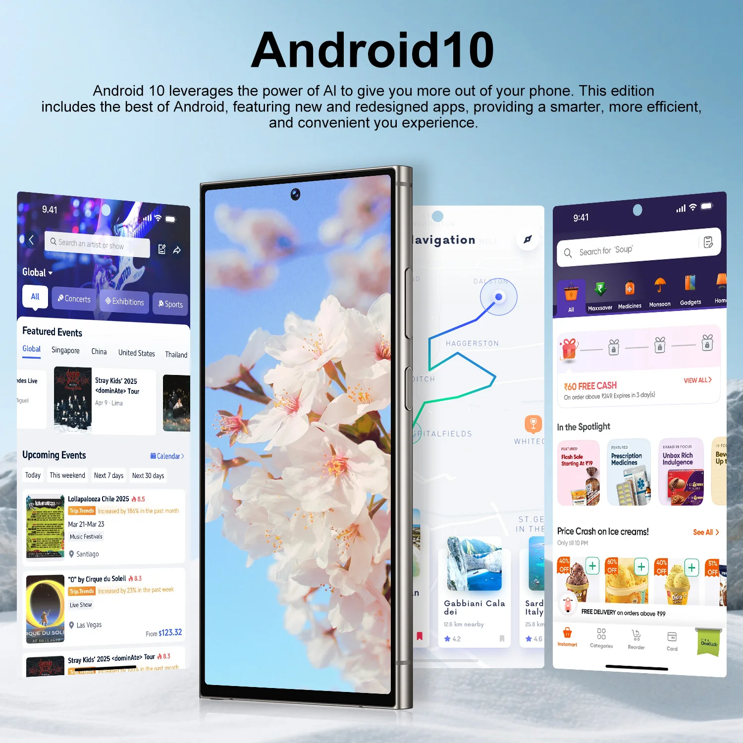 Smartphone Android IVMI Global Vision Note30 Ultra, 4 Go de RAM, 64 Go de ROM, 5+16 MP, Face ID, réseau 4G, Google Play Store, téléphones mobiles