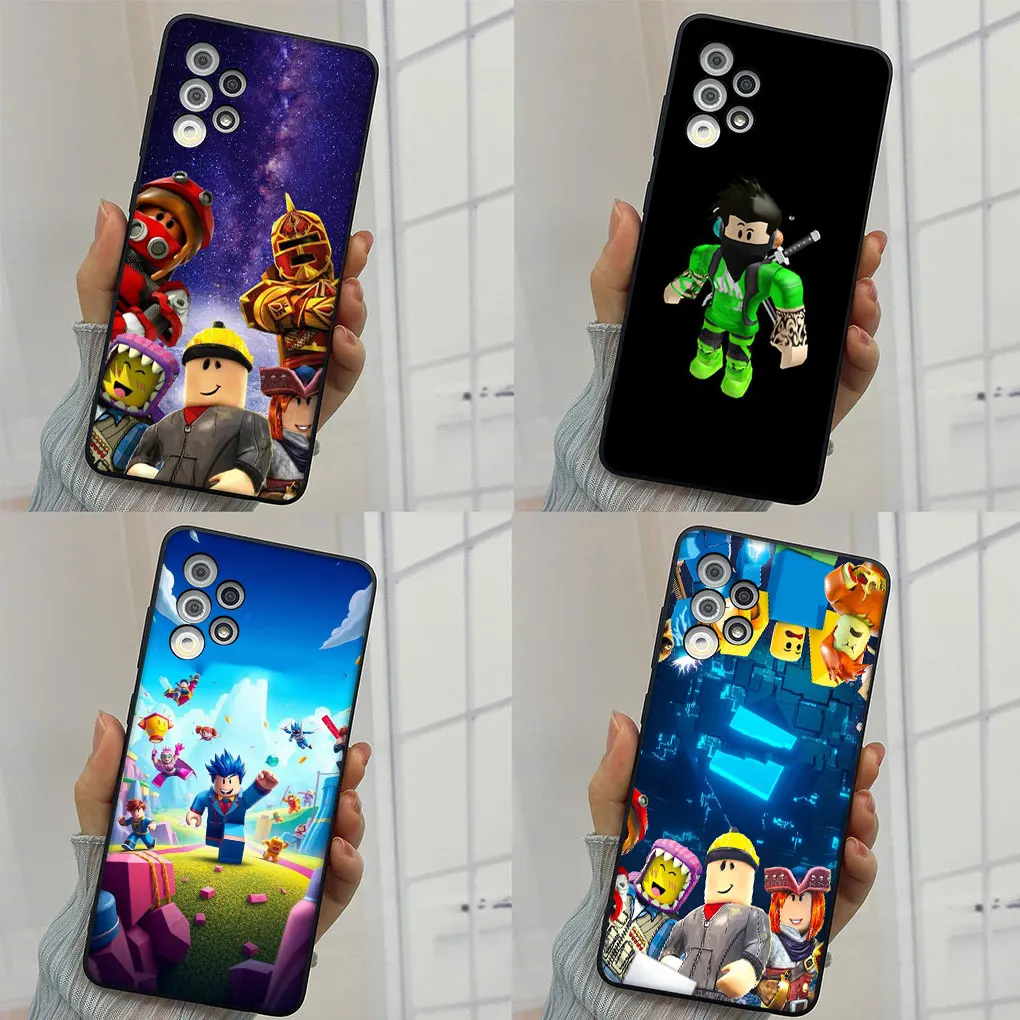 Cartoon R-Robloxs Wallpaper Phone Case Cover