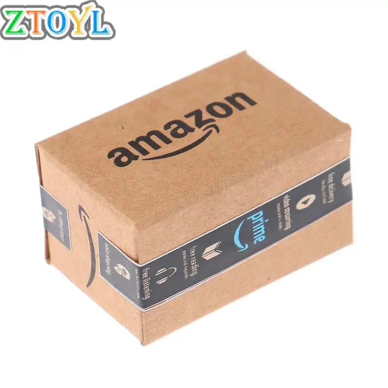 1:12 Dollhouse Miniature Package Mini Express Box Gift Box Modle Toys Paper Pretend Play Doll house Home Decor