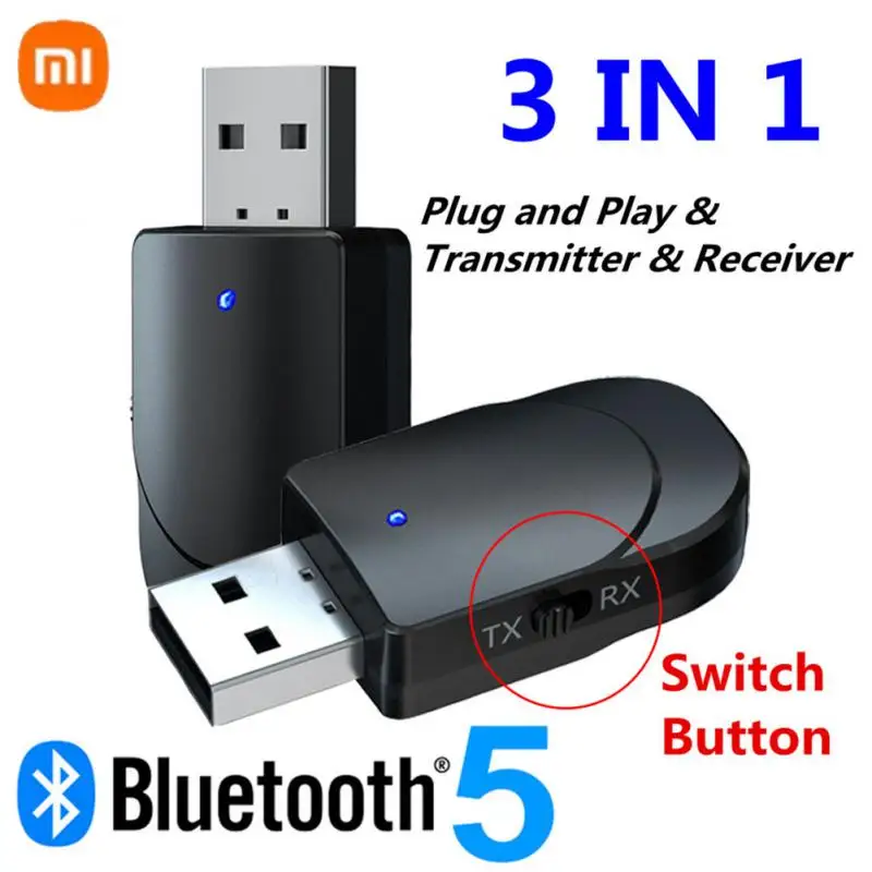 XiaomiUSBBluetooth50TransmitterReceiver3In1EDRAdapterDongle