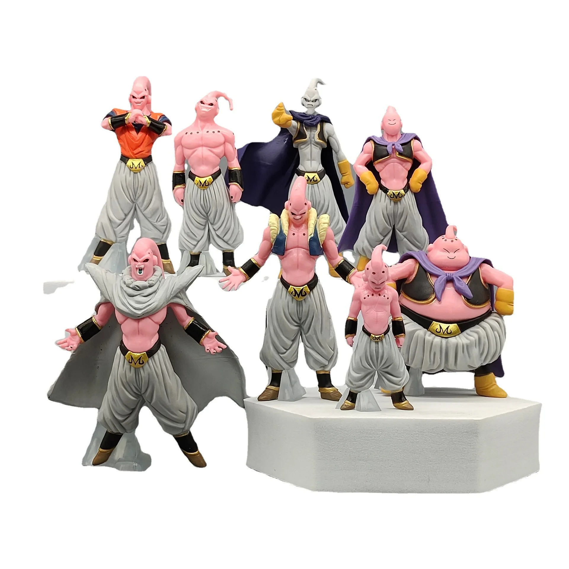 8Pcs/Set Cartoon Dragon Ball Z Freezer Complete Set Figurine Frieza Pvc Anime Action Figure Collection Model Toys Gifts