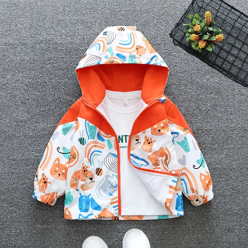 Windbreaker Waterproof Hooded Coats Outdoor Jackets New Camping Hiking Zipper Baseball Uniform Outerwear Mountaineering Clothing