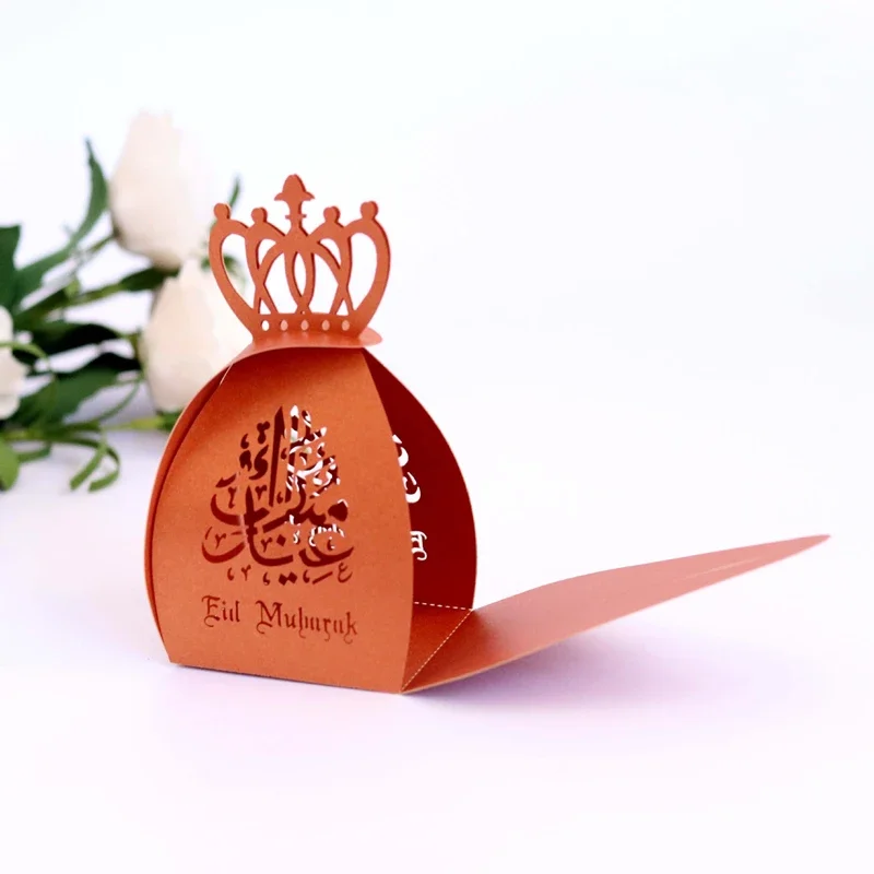 

10pcs Eid Mubarak Candy Box Ramadan Decoration for Home Gift Box Islamic Muslim Party Decor Ramadan Kareem Eid Al Adha Supplies