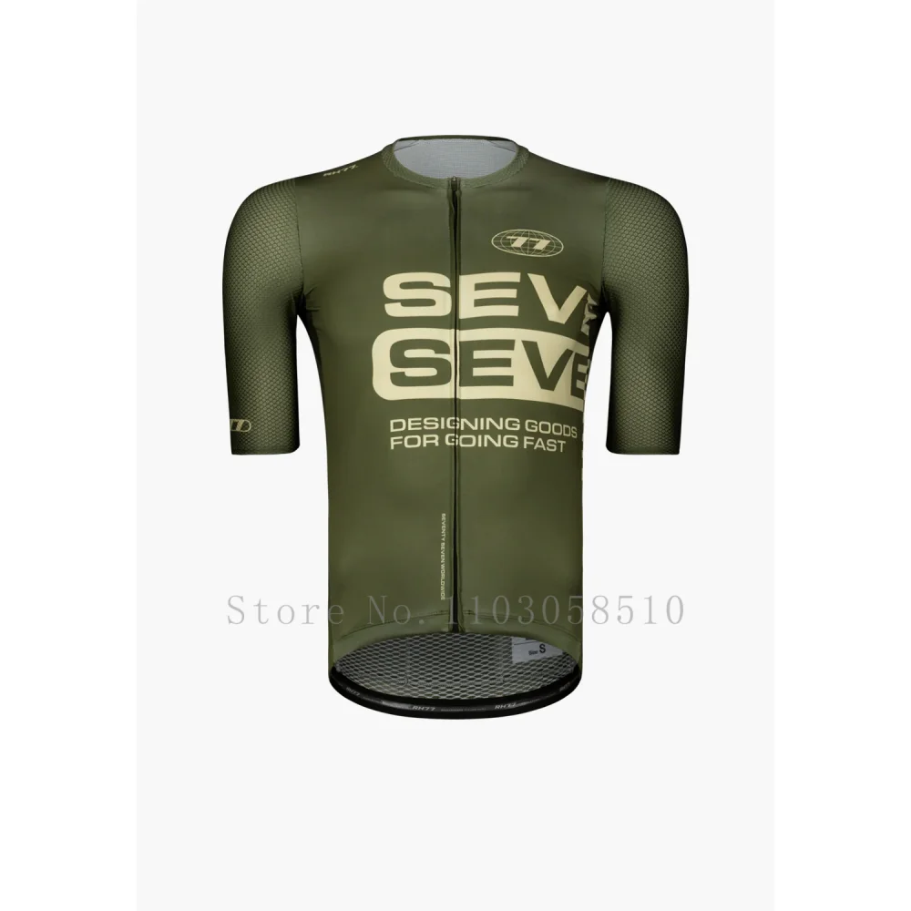 RH77 Cycling Mens Short Sleeve Breathable Jerseys Ropa Ciclismo Maillot Hombre Camisa De Time Cycliste Road Bike Quick Dry Shirt