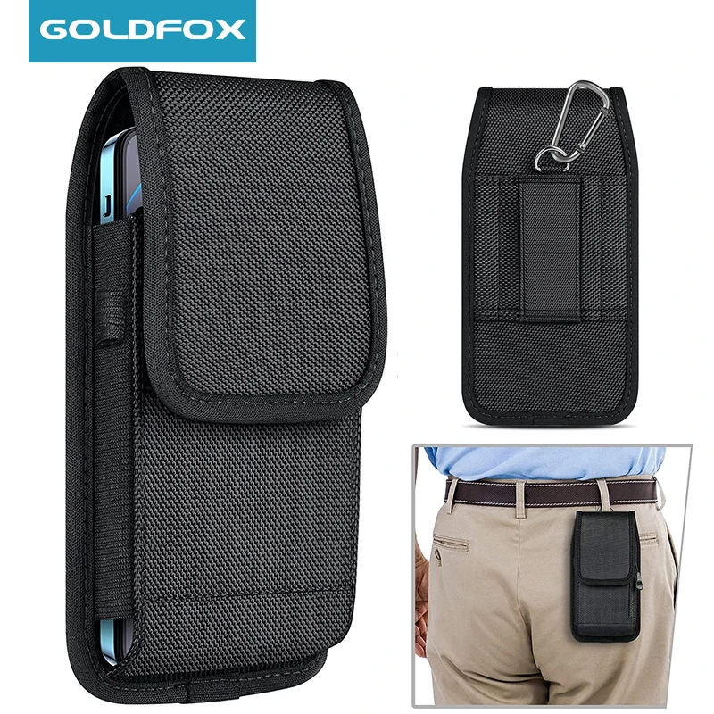 Premium Nylon Phone Hoist with Belt Clip and Waist Bag