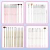 12/15pcs A Set Nail Brush Adhesive Diamond Phototherapy Line 3D Painting Brush Classic Style Fashion DIY Nail Art Tool 1